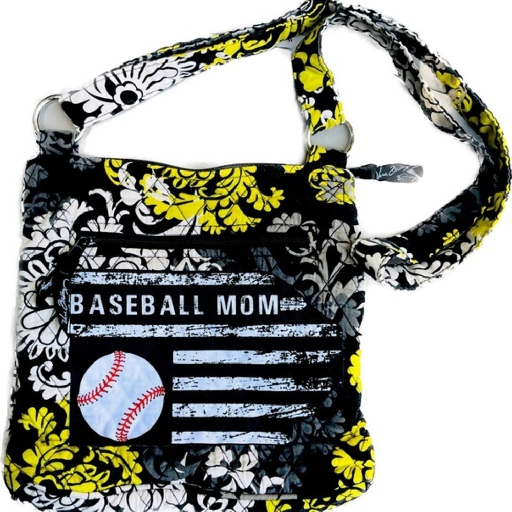 Vera Bradley “take me out to the ballgame mom” crossbody shoulder bag
